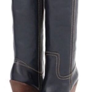 FRYE AND CO. Black and Brown Heeled Boots